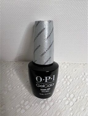 New OPI GelColor Starlights Collection HRG40 I Drive Supernova Silver Gel Color